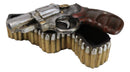 Rustic Old World Western Country Cowboy Gun Pistol With Bullets Trinket Box