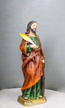 Apostle Disciple Of Jesus Saint James The Less With Walking Stick Figurine 12"H
