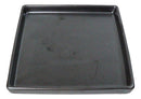 Pack Of 6 Iron Black Tetsu Kesho Ceramic Square Appetizer Salad Plates 6.25" L