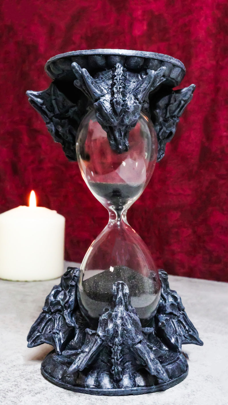 Invertible Sandtimer Ancient Guardians Dragon Heads Gothic Sentinel Sand Timer