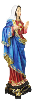 Catholic Church Sacred Heart of Mary Statue Devotion of Virgin Madonna 17"H