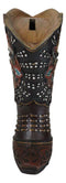 Western Texas Longhorn Skull Barbed Wires And Arrow Cross Cowboy Boot Money Bank