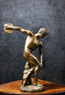 Discobolos of Myron Discus Thrower Ancient Greek Museum Reproduction Figurine