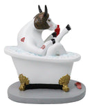 Cow Parade Victorian Bathtub Hot Scene Amore Pin Up Cow Collector's Figurine