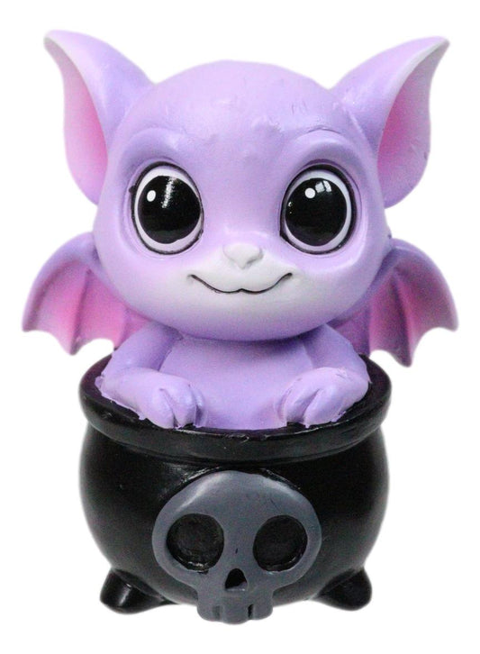 Purple Wandra Drake Potion Pals Small Baby Dragon Imp InCauldron Figurine