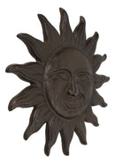 Belenos Sun God Cast Iron Stepping Stones Set of 3 Radiant Sun Face Garden