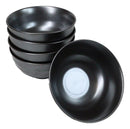 Pack Of 5 Black Clay Tetsu Kesho Ceramic Soup Salad Rice Donburi Poke Bowls 24oz