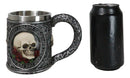 Love Never Dies Day Of The Dead Gothic Sugar Skull With Rose Flowers Coffee Mug