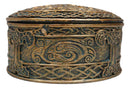 Sacred Moon And Sun Celtic Knotwork Yggdrasil Tree Of Life Wicca Trinket Box