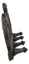 Rustic Cast Iron Retro Motorcycle Bike 4-Peg Wall Hooks Coat Towel Keys Hanger