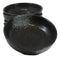 Pack Of 5 Charcoal Grey Tone Hakumu Collection Shallow Bowl Or Deep Plates 10oz