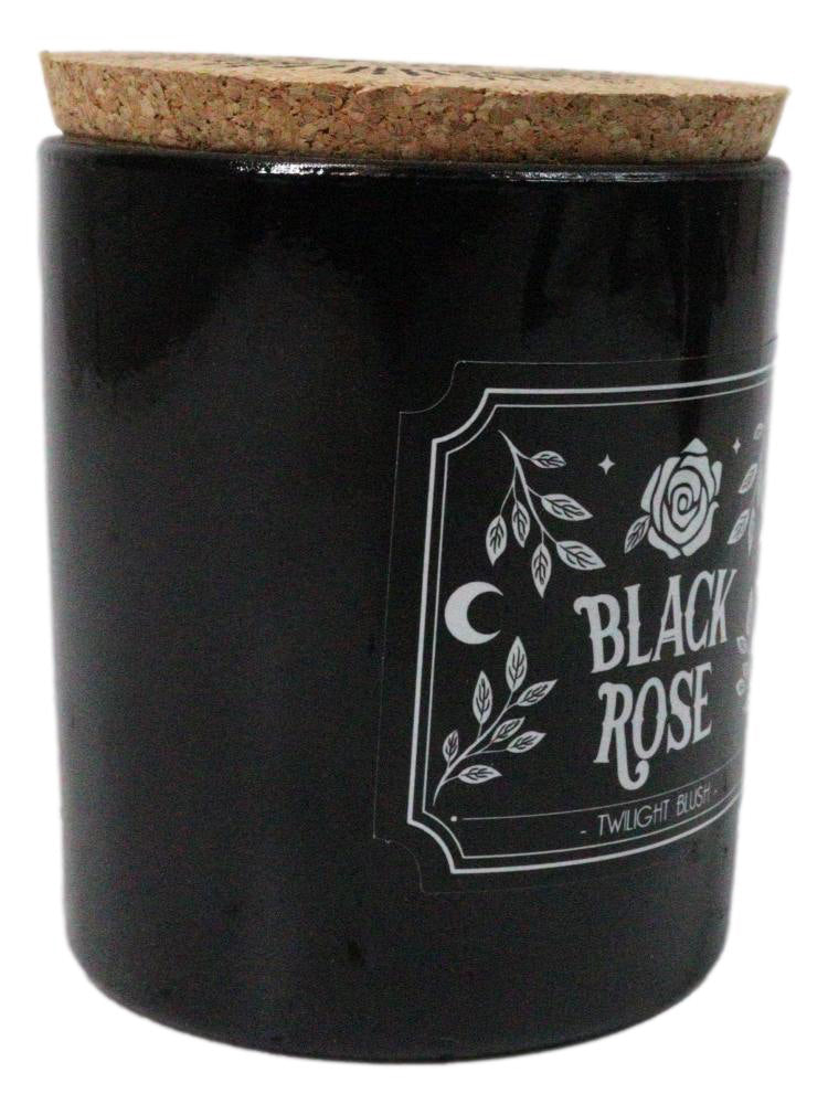 Wicca Midnight Ritual Black Rose Twilight Blush Pillar Candle Home Fragrance