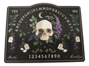 Wiccan Poisonous Plants Serpent Skull Spirit Ouija Talking Board With Planchette