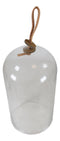 Decorative Clear Glass Apothecary Cloche Bell Jar Centerpiece Dome With Handle