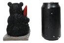 Backwoods Buddies Black Bear Hugging Gnome Figurine Whimsical Woodland Bear