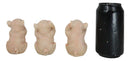 Rustic Country Hog Heavens See Hear Speak No Evil Piglet Pigs Figurines Set