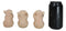 Rustic Country Hog Heavens See Hear Speak No Evil Piglet Pigs Figurines Set