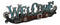 Rustic Western Cowboy Boot Spurs Buckle Turquoise Welcome Sign Desktop Figurine