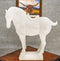 Ebros Acrylic Translucent Ming Terracotta War Horse Replica Statue 11.5" Long