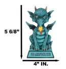 Turquoise Koan Cartoon Dragon Figurine You Can Never Have Too Many Dragons!