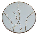 Pack Of 4 Made In Japan Soushun Sakura Round Porcelain Buffet Lunch Plates 10"D