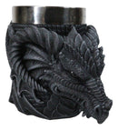 Faux Stone Gothic Horned Dragon Gargoyle Behemoth 16oz Coffee Mug Tankard Cup