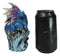 Blue Ocean Atlantis Dragon Perching On Crystal Rock Cavern Small Figurine