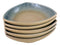 Set Of 5 Blue River Ao Nagashi Appetizer Salad Triangular Deep Serving Plates