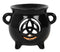 Wicca Witchcraft Triquetra Black Cauldron Essential Oil Warmer Candle Holder