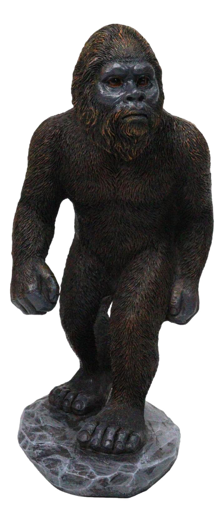 Set of 2 Forest Mythical Creature Sasquatch Bigfoot Cryptid Apes Figurines