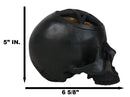 Black Holy Grail Talisman Pentagram Witch Skull Decorative Trinket Box Figurine