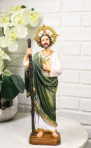 Saint Jude Thaddeus Apostle Disciple Of Jesus Fire And Sun Medal Figurine 12"H