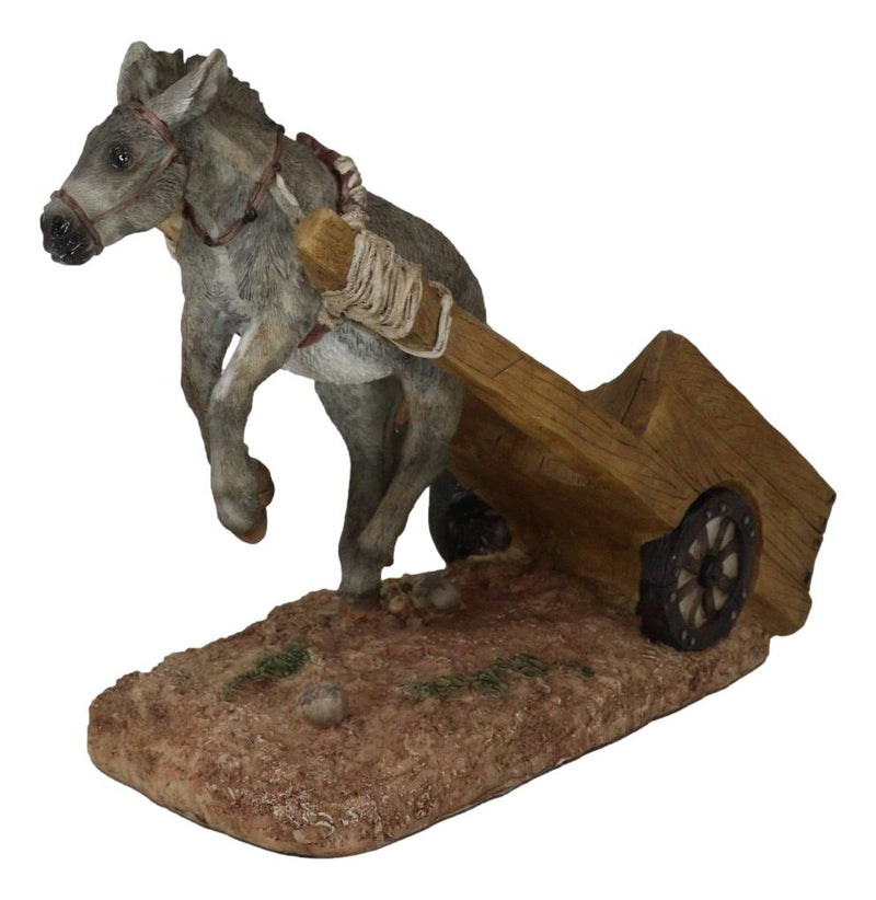 Moonshine Donkey Mule Lifted In The Air By A Wheel Cart Wine Bottle Holder