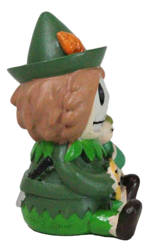 Furry Bones Whimsical Peter Pan With Tinker Bell Skeleton Figurine Furrybones