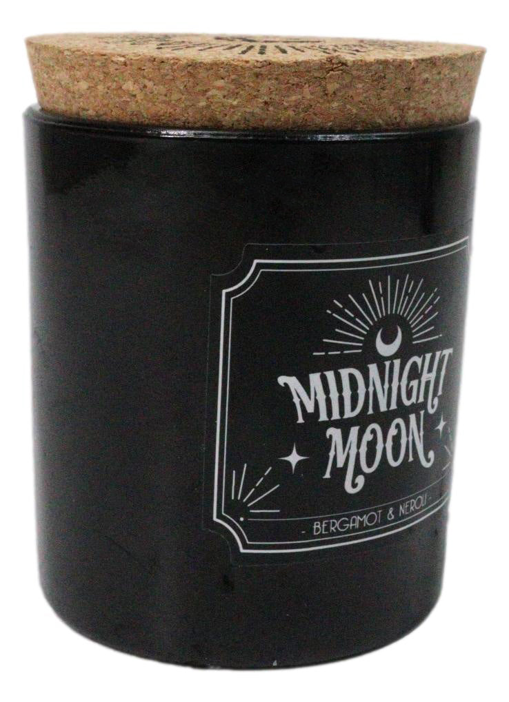 Wicca Midnight Moon Bergamot and Neroli Orange Pillar Candle Home Fragrance