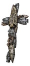 Tribal Indian Faux Arrowhead Stones Lamb of God Good Shepherd Wall Cross Plaque