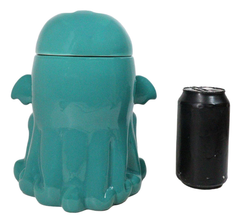 Mythological God Cthulhu Kraken Octopus Colossal Sea Monster Ceramic Cookie Jar