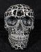 God of Lightning Thunder Bolt Punk Rock Black Skull Figurine Ossuary Macabre Art