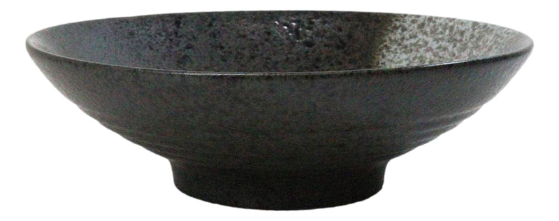 Pack Of 4 Charcoal Grey Tone Hakumu Collection Large Ramen Soup Dinner Bowl 36oz