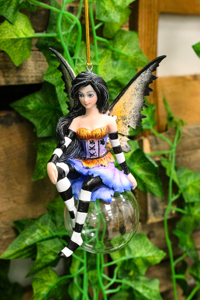 Lissette Oriental Fae Bubble Rider Fairy Ornament Amy Brown Holiday Collection