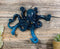 Nautical Marine Blue Giant Octopus Multi Point Tentacles Wall Hooks Sculpture