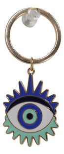 Set Of 2 Wicca New Age Metaphysical All Seeing Eye Of Protection Keychain Charms