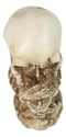 Funny Triple Stacked See Hear Speak No Evil Skulls Home Decor Figurine 7"H
