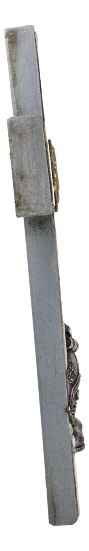 Western Patriotic American Flag Fallen Soldier Army Eagle Medal Wall Cross Decor