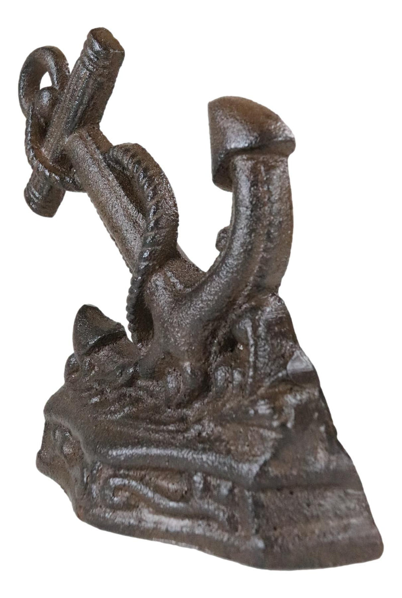 Cast Iron Nautical Ocean Marine Ship Anchor Decorative Paperweight Sculpture