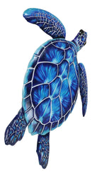 Marine Ocean Harmony Series Blue Bermuda Elegant Sea Turtle Metal Wall Decor