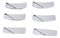 Pack Of 6 Frostflakes Yukino Hana Collection Porcelain Chopsticks Hashioki Rest