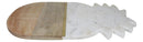 White Marble And Mango Wood Pineapple Cheese Board Cutting Tray With Gold Inlay
