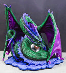 Myths And Legends Nephtali Water Elemental Iridescent Aqueon Dragon Figurine