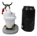 Cow Parade Victorian Bathtub Hot Scene Amore Pin Up Cow Collector's Figurine